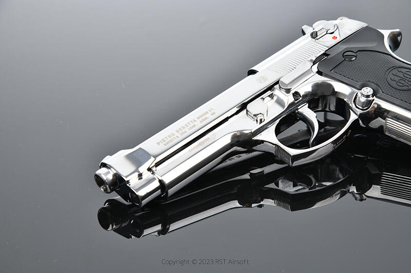 RST紅星- UMAREX Beretta貝瑞塔 M9 授權刻字 全金屬瓦斯手槍GBB銀色 24HAS-UMGSM9S | 露天市集 | 全台 ...