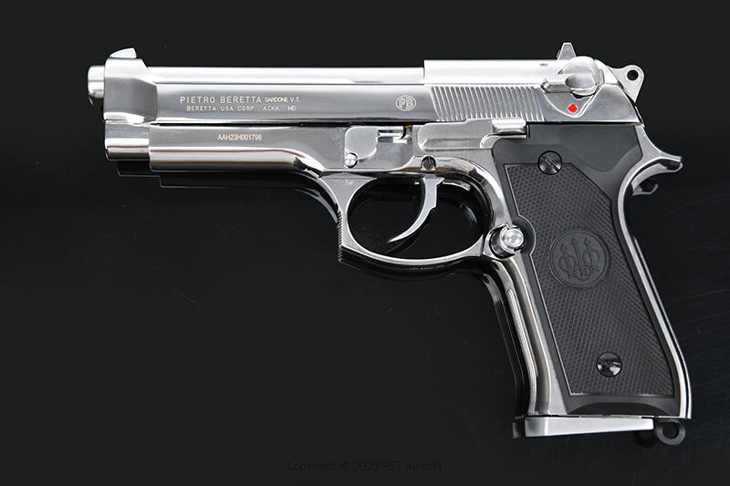 RST紅星- UMAREX Beretta貝瑞塔 M9 授權刻字 全金屬瓦斯手槍GBB銀色 24HAS-UMGSM9S | 露天市集 | 全台 ...