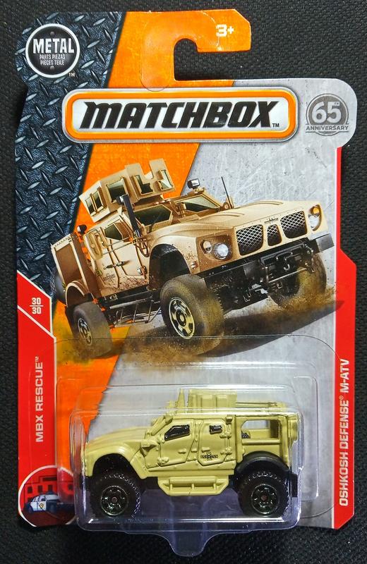 全新MatchBox 65週年紀念限定版-火柴盒小汽車 全地形防地雷反伏擊車 Oshkosh Defense M-ATV