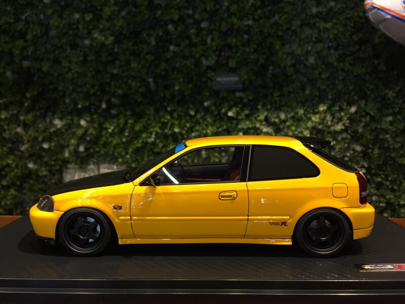 1/18 Ignition Honda Civic (EK9) Type R Yellow IG2676【MGM】 | 露天