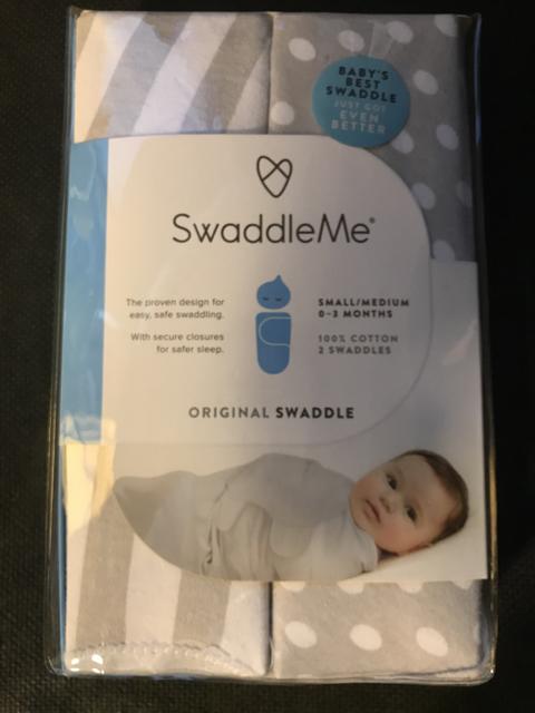 美國 Summer infant - SwaddleMe 嬰兒包巾兩入組 聰明懶人純綿睡袋包巾(Ｍ號)