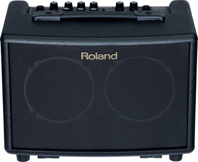 【又昇樂器 . 音響】ROLAND AC-33 Acoustic Amp 木吉他 音箱 黑色 ac33
