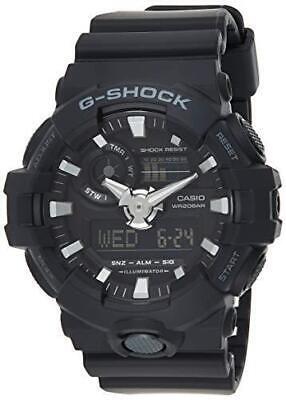 CASIO 時計屋 G-SHOCK GA-700-1B 運動時尚 雙顯男錶 膠質錶帶 經典黑 防水200米 GA-700