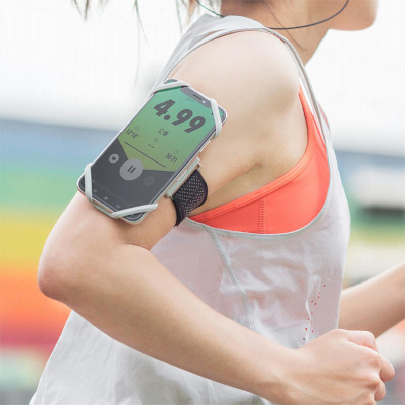 Bone Run Tie 跑步手機綁-彈性矽膠手機運動臂套適用4~6.5吋.iphone android跑步手機臂套