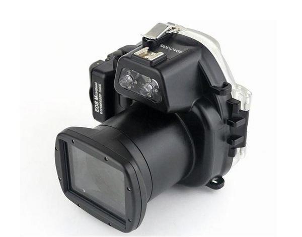 美科 佳能 Canon EOS-M EOS-M2 潛水殼 潛水罩 防水殼 防水盒 單眼 EOSM EOSM2 18-55適用