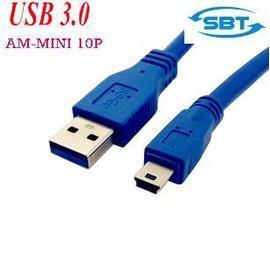 usb 3.0轉mini usb 3.0 公轉公 行動硬碟/電腦 傳輸線/數據線 (1.5米)