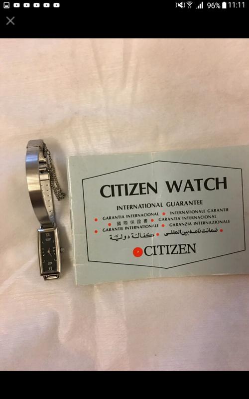 日本Citizen百貨專櫃時尚女鏈錶（剛換電池，可馬上配戴，原價不便宜）