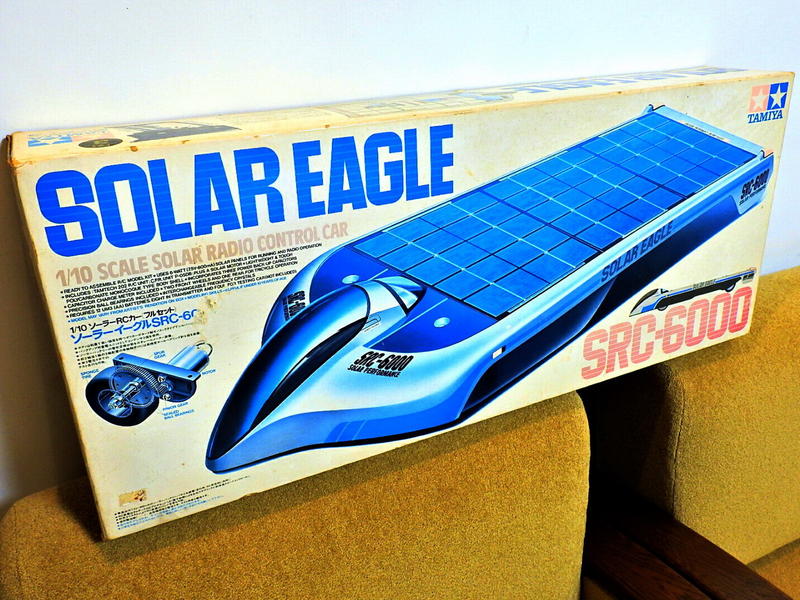 TAMIYA 1992年56101 SOLAR EAGLE SRC-6000 太陽能車含遙控器套裝田宮