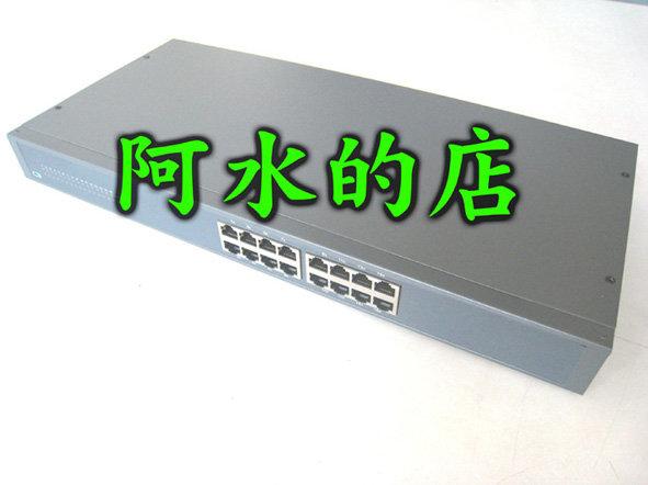 GreenAn 網路交換機ADSL專用 防電磁波型SWITCH HUB 16 PORT 10/100M 19"鐵殼可機架  限時促銷