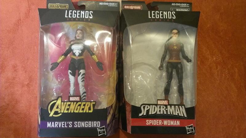 marvel legends songbird & spider woman 合售 不含BAF