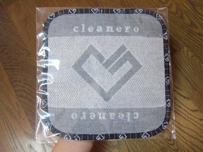 cleanero clear nero nico LIVE 週邊 黑灰 手帕手巾 愛心 2014 Set to ZERO