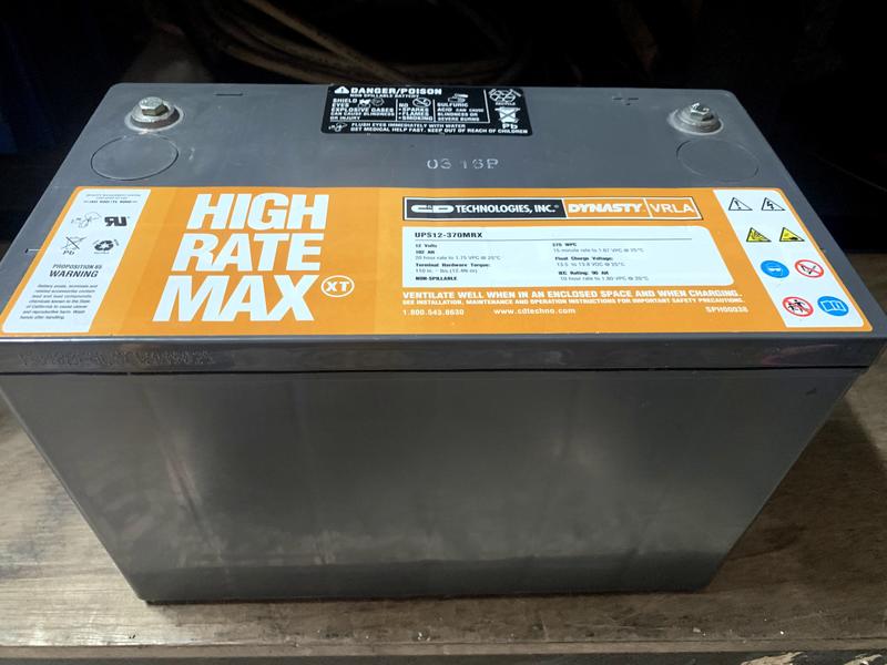 美國C&D UPS12-370MRX 102Ah 深循環電池 汽車電池 車用電池 再生電池 中古電池 UPS 不斷電系統
