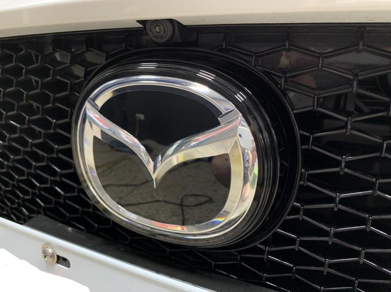 【凱威車藝】Mazda 3 水箱罩 前Logo 保護貼 犀牛皮 自動修復膜 Mazda3 2020