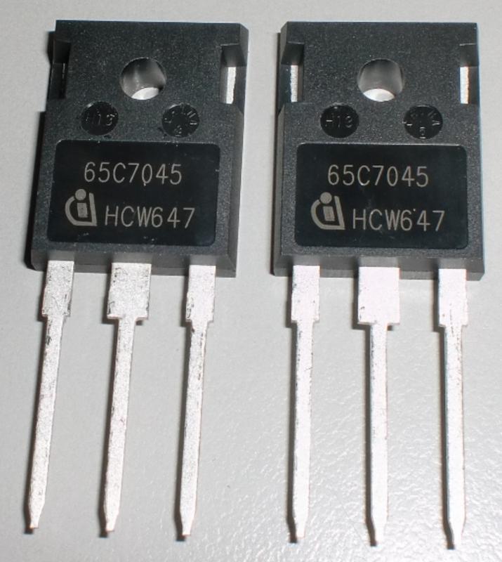 場效電晶體 (INFINEON IPW65R045C7 ) (N-CH) 650V 46A 45mΩ, 65C7045