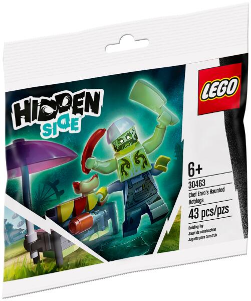 [積木實驗室]全新 樂高 LEGO 30463 Hidden Side 幽靈秘境 Chef Enzo 熱狗攤 車