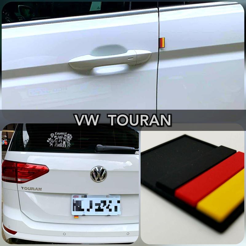 德國 國旗 旗標 貼紙 Volkswagen 福斯 Golf GTI Polo Sharan Tiguan Touran