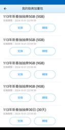 中華電信流量勁爽加量包 5GB、7GB、9GB、30天無限量