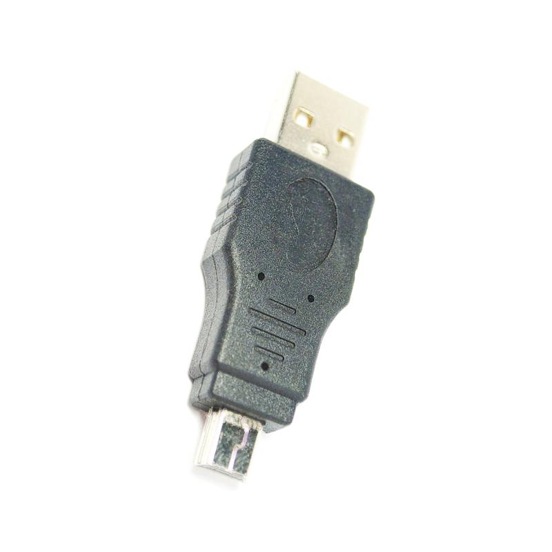 迷你MINI-USB公轉USB公 USB公頭轉MINI-USB公頭 轉接頭 221-01458