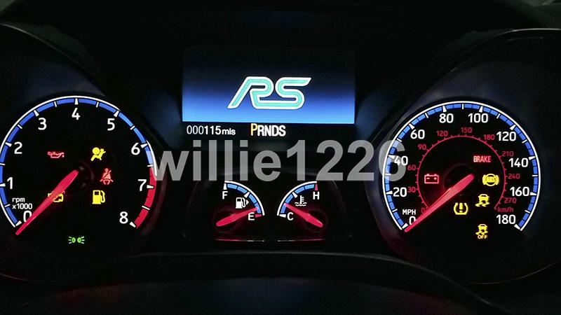 Focus RS MK3.5儀表板 2.3 ecoboost ford福克斯MK3可裝 英國美國福特正原廠零件