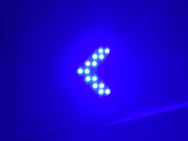 2個 藍光 汽車後視鏡 轉向燈 方向燈 14SMD 隱藏式LED轉向指示燈 箭頭燈轉向燈
