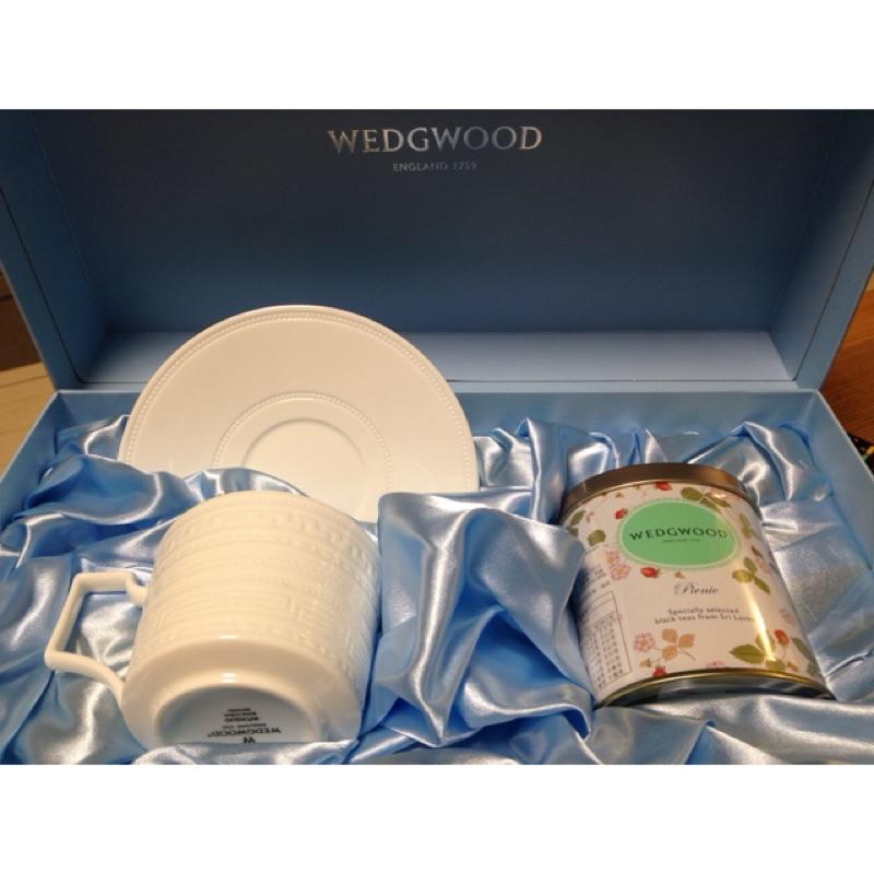 WEDGWOOD 白色骨瓷紅茶杯組禮盒