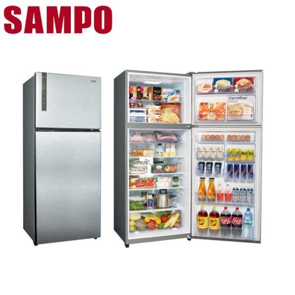 SAMPO 聲寶 535公升 雙門變頻 冰箱 SR-B53D ( K3 ) 漸層銀 含運安裝舊機處理 $2X900