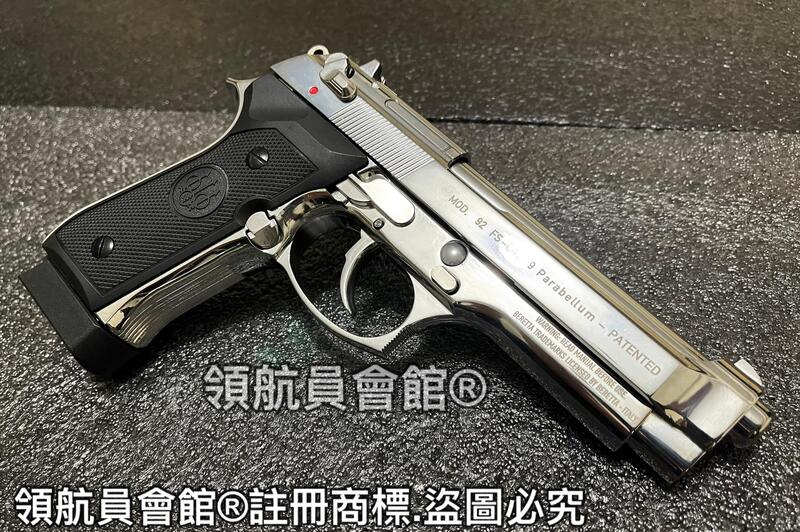 【領航員會館】義大利真槍廠授權刻字UMAREX貝瑞塔M9全金屬CO2槍 銀色 滑套可動有後座力M92手槍國軍T75K3 | 露天市集 | 全台 ...