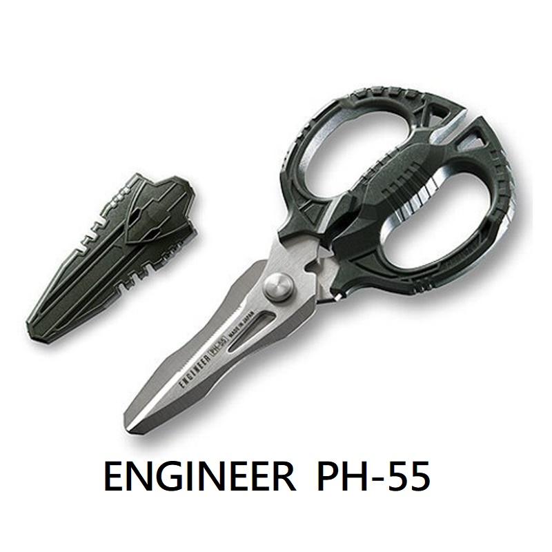"工具好事多" 日本進口工程師ENGINEER PH-55 鐵腕帶齒耐用省力工業級電工剪刀