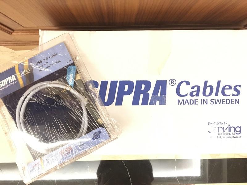 [全新]正版真品瑞典製 Supra USB線 A to B 長度1米 1M