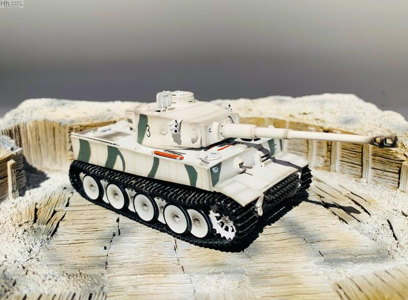 【 軍模館】"限量版" 三榮模型 - 1/72 虎1坦克極初期型 雪地塗裝 
