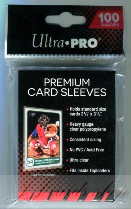 【☆ JJ卡舖 ☆】美國原廠 Ultra Pro 高透明品質 白金版 薄膜卡套 薄膜 -小 (一般薄卡適用)