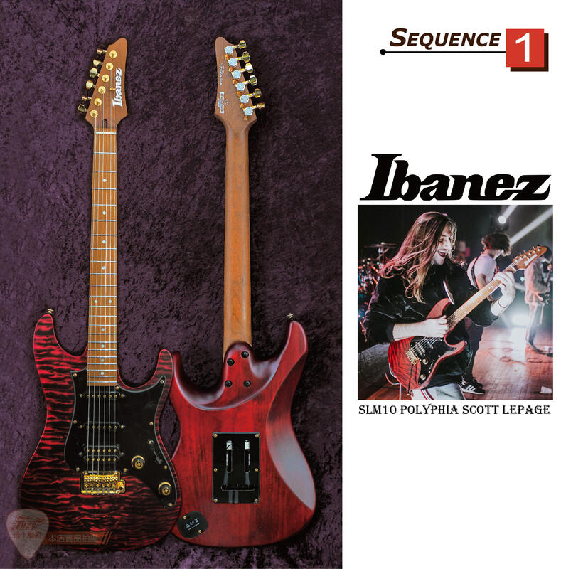 【爵士樂器】公司貨 IBANEZ SLM10 Polyphia Scott LePage 代言 電吉他