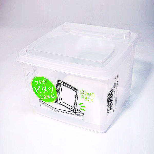 日本製 掀蓋收納盒1.3L Loxin 【SI1413】食物保鮮盒 冷藏盒 冰箱收納盒