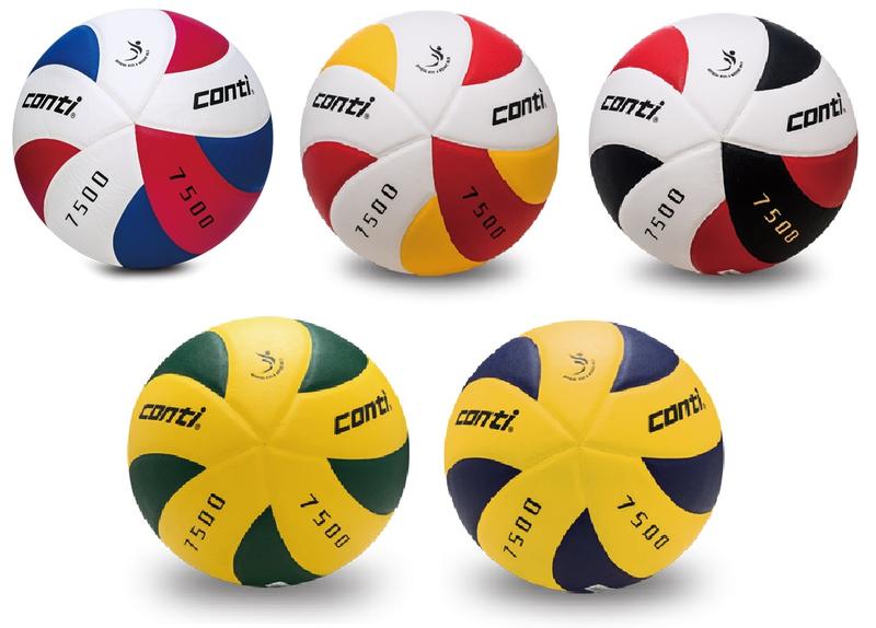"爾東體育" CONTI V7500-5 5號日本頂級超細纖維貼布排球 排球 5號排球 比賽用球