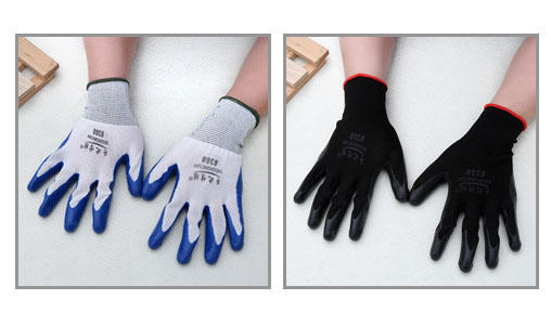 現貨-乳膠防滑手套.浮潛防割手套 止滑工作手套.耐油止滑手套.超細纖維材質CP值高-搬運