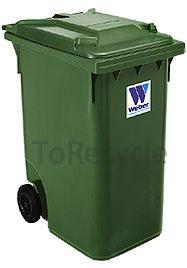 360公升 垃圾子車 資源回收桶 WEBER牌 德國製造 現貨(W360)二輪推桶 二輪拖桶 垃圾桶