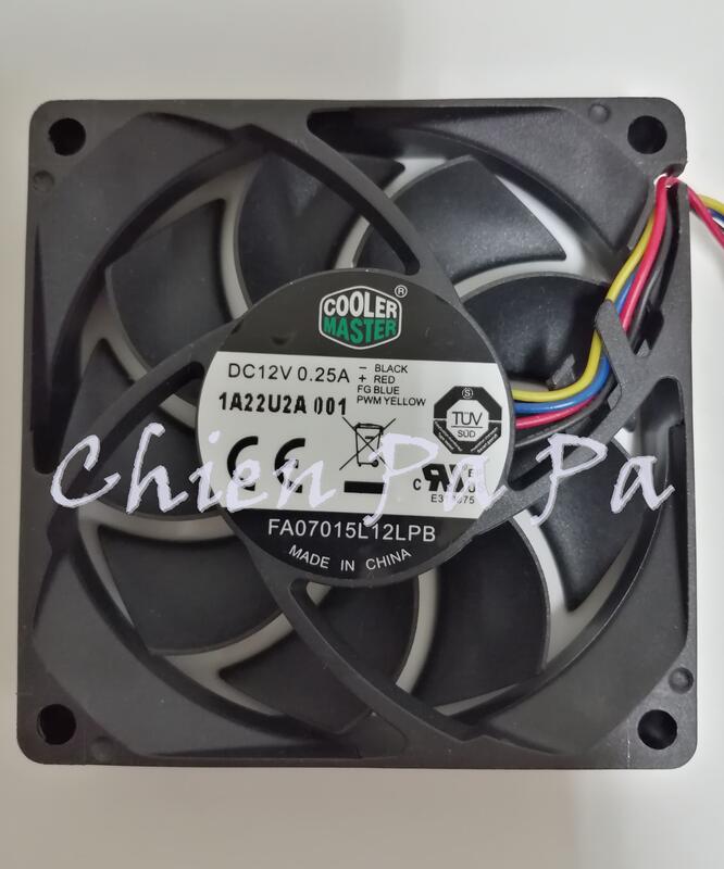 Chien_Cooler Master 7公分 CPU 溫控 風扇 4Pin 12V 超靜音 FA07015L12LPB