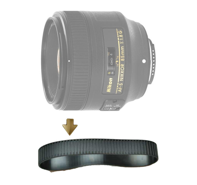 【NRC】Focus Rubber Ring for Nikon 85mm F1.8G 對焦環 對焦皮
