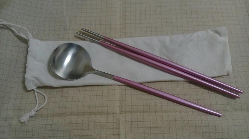 304不鏽鋼 環保餐具 筷子 湯匙 環保組【股東會紀念品】
