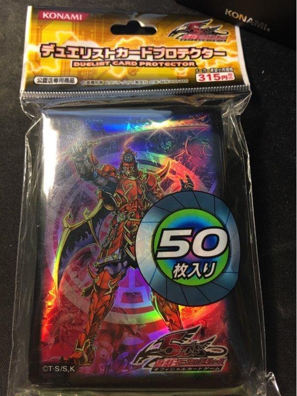 遊戲王 5DS 認證店卡套 卡套  真六武眾-紫炎  第二層卡套 50張 (全新未拆絕版品)