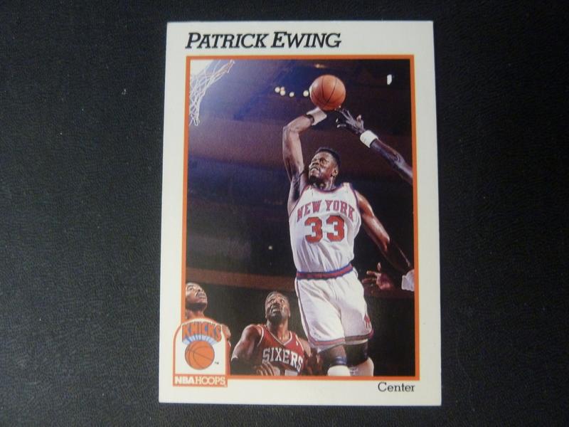 中古近全新 1991-1992 NBA Hoops球員卡 #140 紐約尼克中鋒 Patrick Ewing