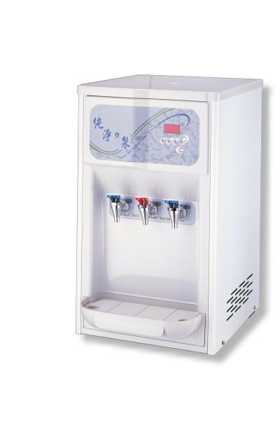 【富潔淨水、餐飲設備】HM-6991桌上型冰溫熱三溫飲水機~搭配美國3M二道淨水器