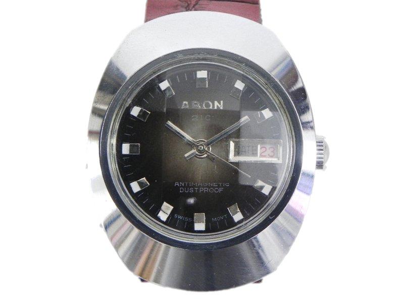[專業模型] 機械錶 [ABON-21C]  ABON 手上鍊古董男錶- 手工真皮錶帶/時尚錶/中性錶