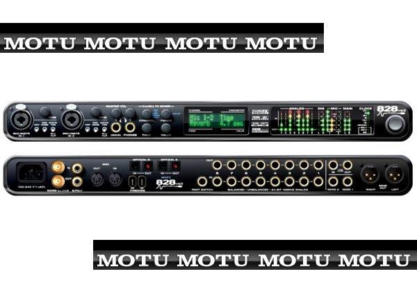 有現貨_MOTU 828mk3 Hybrid 錄音介面_USB/1394雙介面_ProTools.Logic