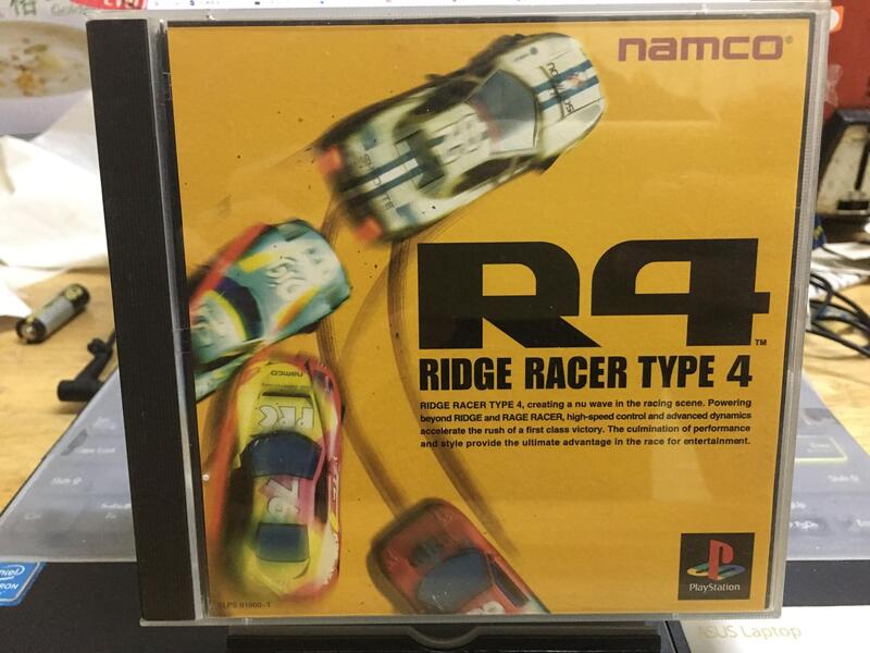 自有收藏 日本版 SONY PS遊戲光碟 R4 實感賽車 Ridge Racer Type 4 