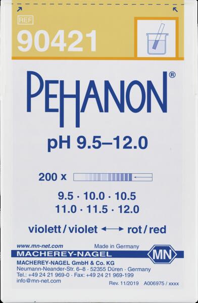 【編號90421】pH9.5~12德國pH-PEHANON直讀式試紙 (吉歐實業)