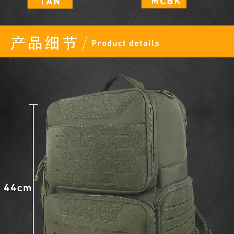 RST 紅星 - 靶場手槍背包 內置手槍收納袋 多色可選 黑色 OD綠 沙色 黑多地 03210-SVO-BB102