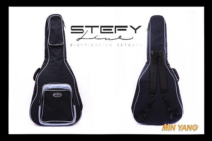 【民揚樂器】STEFY 民謠吉他袋 木吉他袋 超厚內裡.雙揹.保護力佳