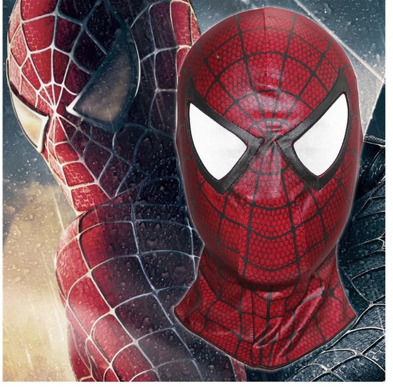 cosplay蜘蛛人面具 紅色蜘蛛人 面罩 精製特製面具/整人面具