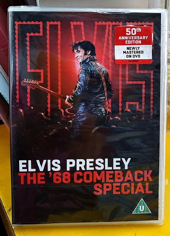 Elvis Presley 貓王 王者回歸 68年電視演唱會實錄精選DVD 進口版 正版全新